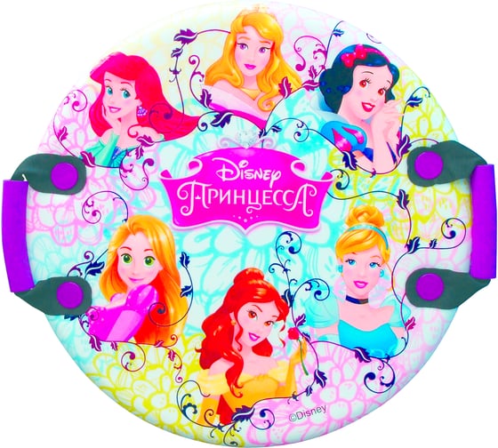 Круглая ледянка с ручками 1Toy Disney Princess 54х2см Т58175