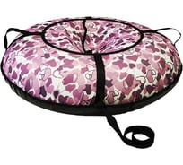 Надувная ватрушка с автокамерой PolyTube Декор-Валентинка 90 см PT0985К