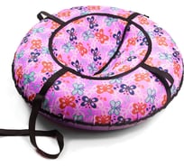 Надувная ватрушка с автокамерой PolyTube Декор-Бабочки 100 см PT1083К