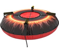 Надувная ватрушка с автокамерой PolyTube Пламя 100 см PT1014К