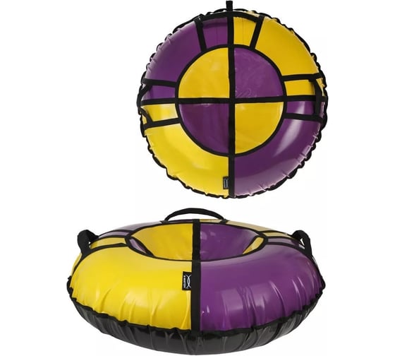 Тюбинг X-match Sport фиолетовый-желтый, 90см 582177 1