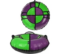 Тюбинг X-match Sport фиолетовый-зеленый, 100см 582186