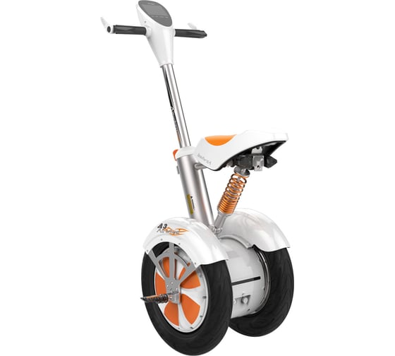 Двухколесный гироцикл с рулем и сиденьем Airwheel A3 AW A3-520WH-WHITE-ORANGE