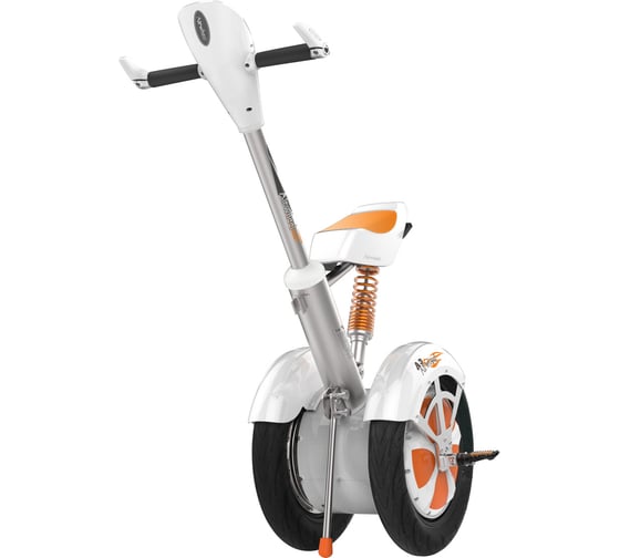 Двухколесный гироцикл с рулем и сиденьем Airwheel A3 AW A3-520WH-WHITE-ORANGE