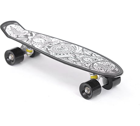 Пенниборд Black Aqua WX-205 граффити S009 2000999793349