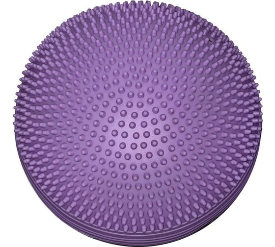 Балансировочная массажная подушка для фитнеса Наша Игрушка Х-Match, 33 см, ПВХ, фиолетовый, насос 649225 1