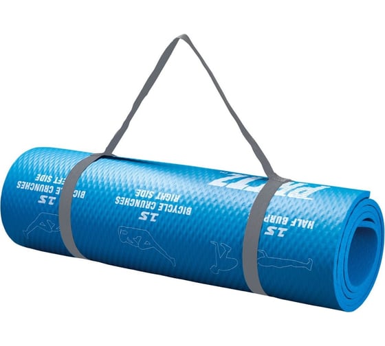 Коврик для фитнеса PRCTZ в комплекте с ремнем-стяжкой all purpose fitness mat,183x61x1 см PF2510 1