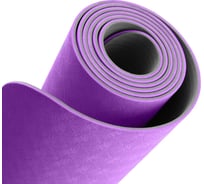 Коврик для йоги двухслойный PRCTZ two tone tpe yoga mat, 173x61x0.6 см PY8470