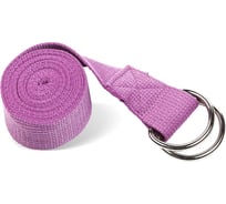 Ремень для йоги с металлическим карабином  PRCTZ yoga strap фиолетовый PY7500