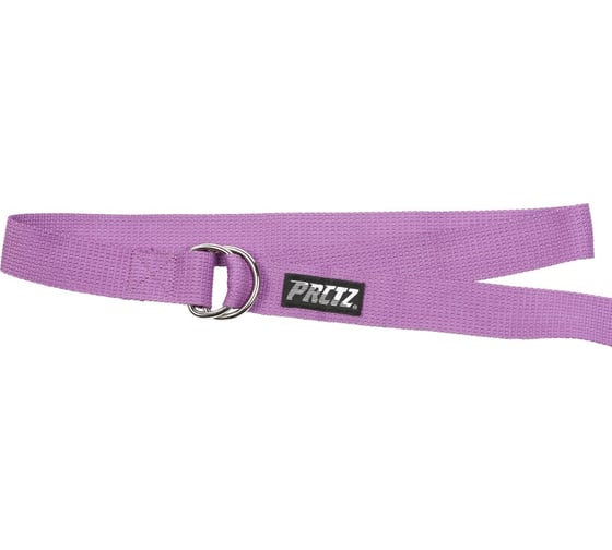Ремень для йоги с металлическим карабином  PRCTZ yoga strap фиолетовый PY7500