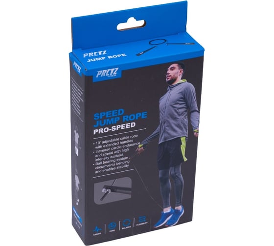 Скакалка скоростная speed jump rope pro-speed, 300 см. PRCTZ PF2345