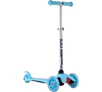 Самокат Black Aqua MG002A светящиеся колеса, бирюзовый 2000999792465