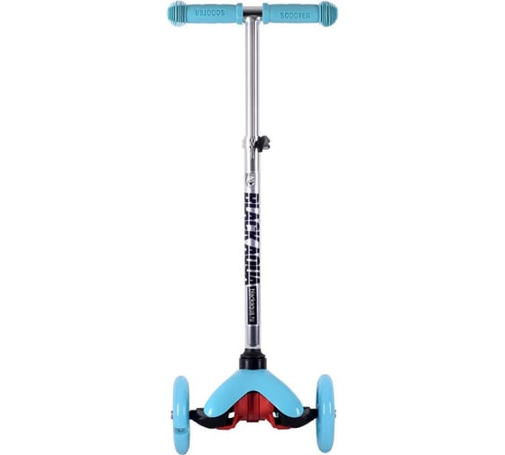 Самокат Black Aqua MG002A светящиеся колеса, бирюзовый 2000999792465