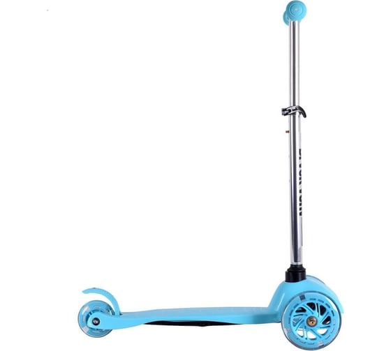 Самокат Black Aqua MG002A светящиеся колеса, бирюзовый 2000999792465