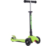 Самокат Black Aqua MG004 светящиеся колёса, зеленый 2000999792724