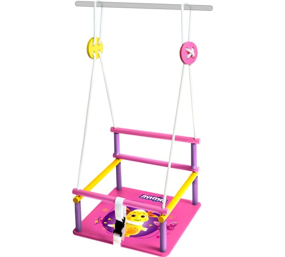 Детские деревянные качели Moby Kids Комета Луна, Лунтик и его друзья 962265