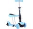 Самокат-беговел Black Aqua MG023 светящиеся колёса, голубой 2000999792656 1