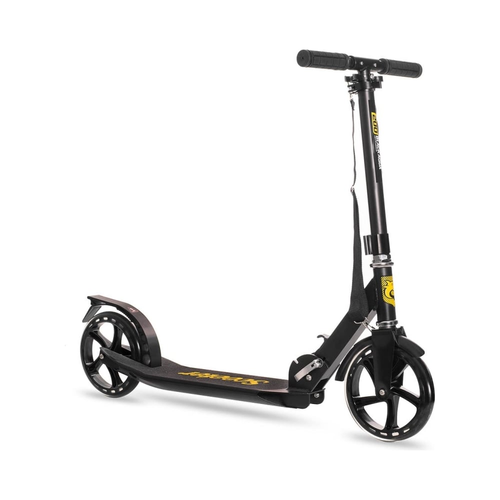 Самокат Black Aqua AS003 черно-желтый 2000999793066 - выгодная цена ...