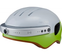 Шлем с камерой Airwheel белый с зеленым, размер L C5 AW C5-WHITE-GREEN-L