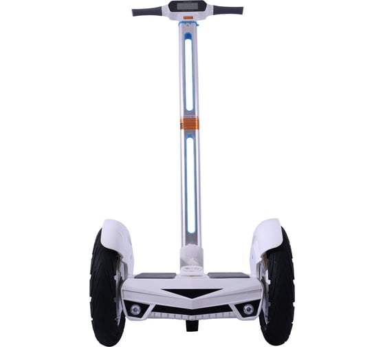 Двухколесный гироцикл с рулем (белый с синим, батарея Sony 520 Вт*ч) Airwheel S3