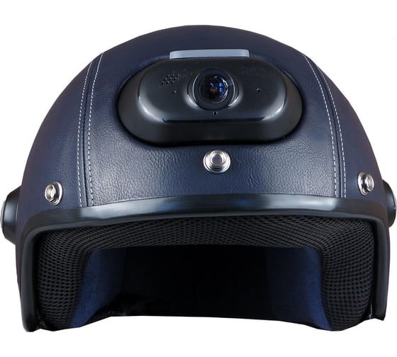 Шлем с камерой Airwheel тёмно-синяя кожа, размер L C6 AW C6-BLUE-L