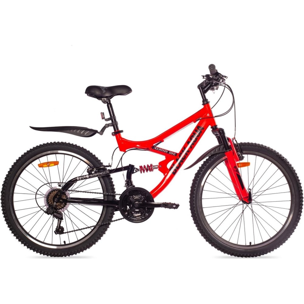 Горный велосипед Black Aqua GL-208V красный-черный 4610099422247 ...