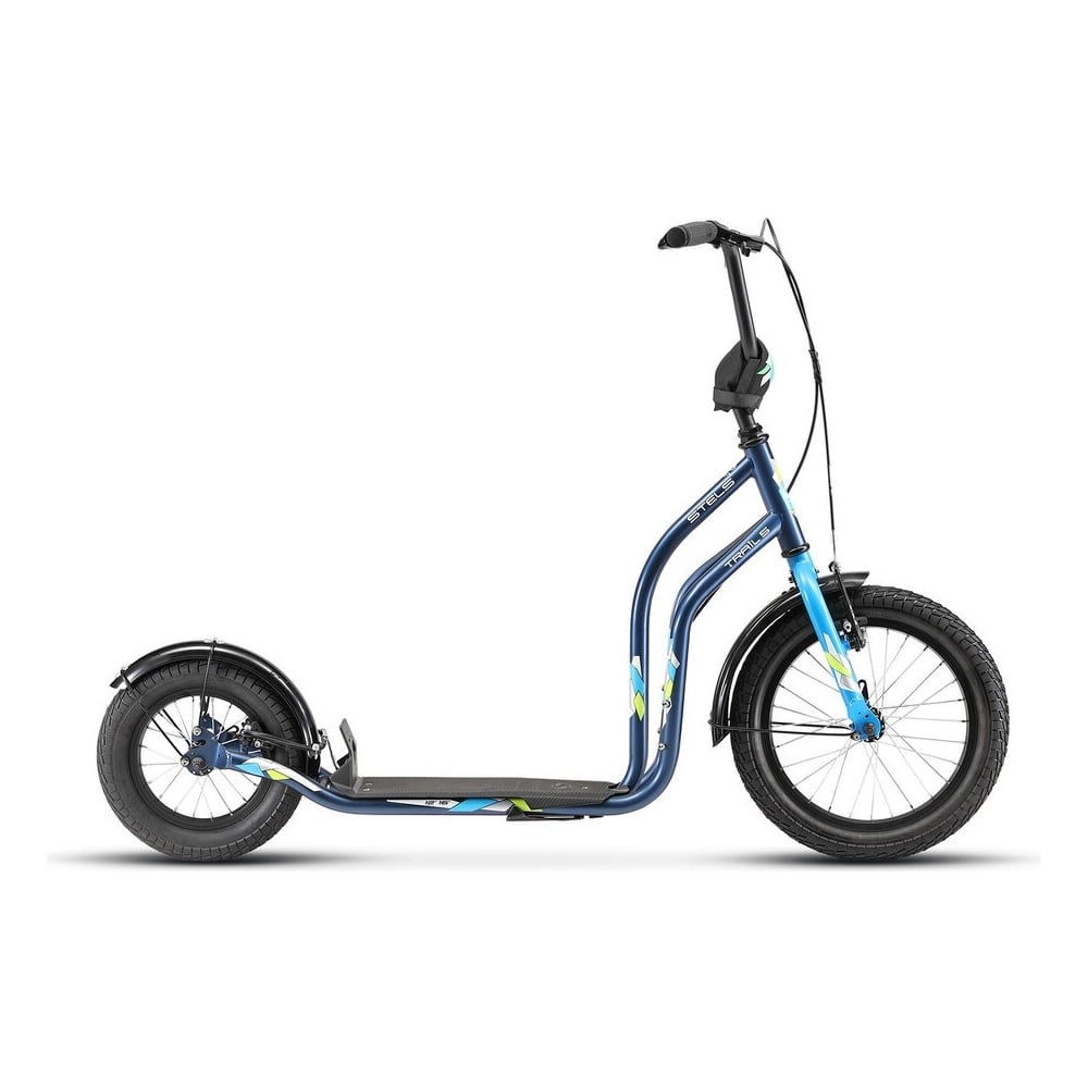 Самокат STELS v010 trail-5 16"/12", синий, 2018г, lu089098 LU074648 ...