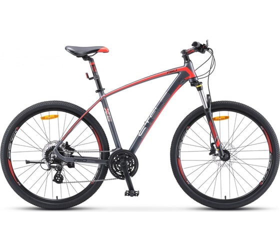 Велосипед STELS Navigator-750 D, 27.5", размер рамы 16", антрацитовый LU094353 1
