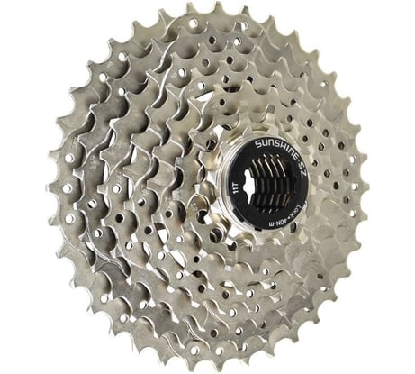 Кассета Sunshine CS-HR8-36, 8 передач, 11-36Т, серебристая HQ-0010383