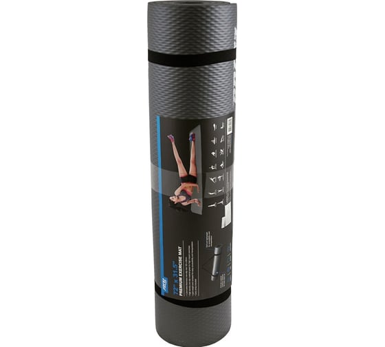 Коврик для фитнеса в комплекте с ремнем-стяжкой PRCTZ premium exercise mat, 183x80x1.2см PF2532