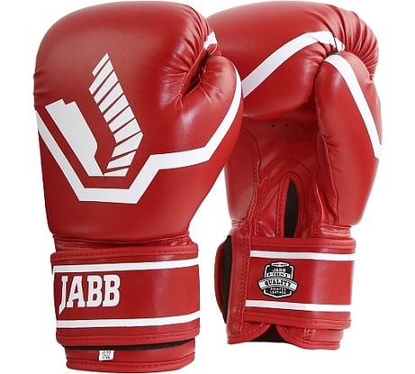 Боксерские перчатки из искусственной кожи Jabb je-2015/basic 25 красные 8ун 4690222164961
