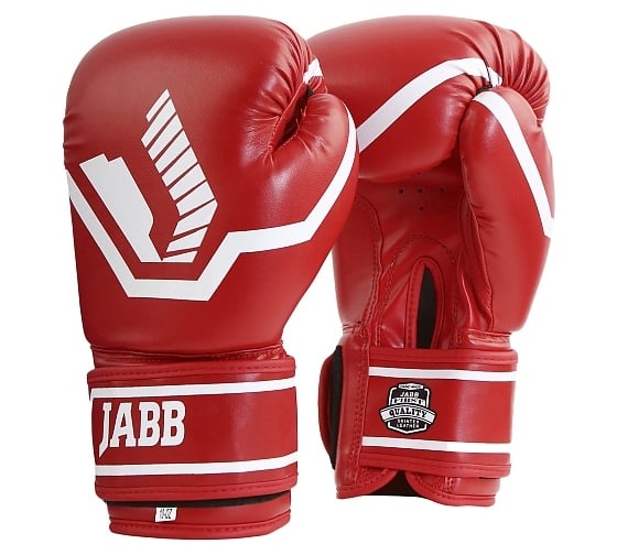 Боксерские перчатки из искусственной кожи Jabb je-2015/basic 25 красные 10ун 4690222164978