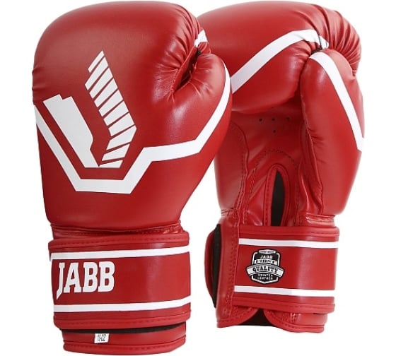 Боксерские перчатки из искусственной кожи Jabb je-2015/basic 25 красные 12ун 4690222164985 1