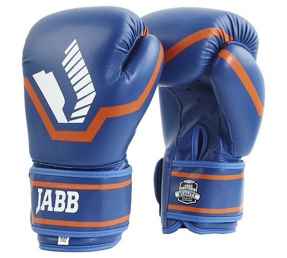 Боксерские перчатки из искусственной кожи Jabb je-2015/basic 25 синие 8ун 4690222165005 1