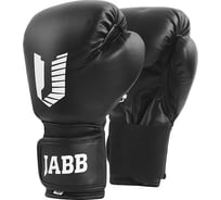 Боксерские перчатки из искусственной кожи Jabb je-2021a/basic jr 21a черные 6ун 4690222164947