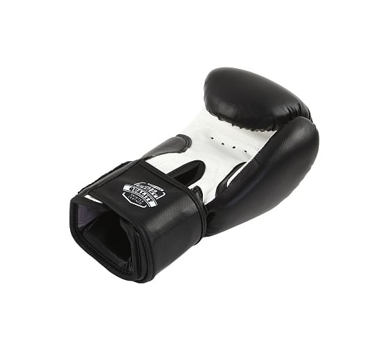 Боксерские перчатки из искусственной кожи Jabb je-4068/basic star черные 8ун 4690222165036