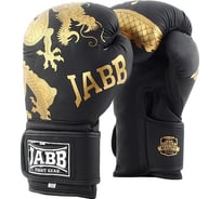 Боксерские перчатки из искусственной кожи Jabb je-4070/asia gold dragon черные 8ун 4690222165784