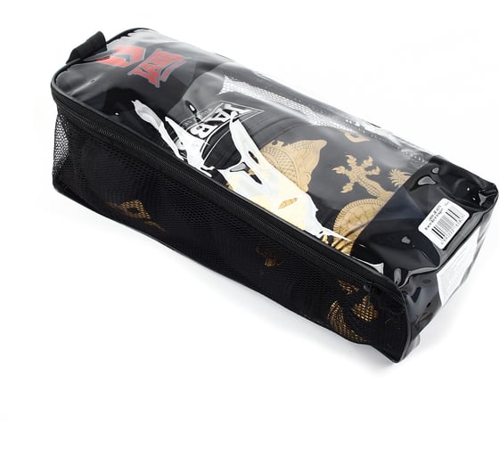 Боксерские перчатки из искусственной кожи Jabb je-4070/asia gold dragon черные 8ун 4690222165784