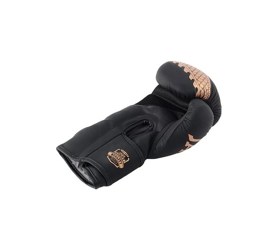 Боксерские перчатки из искусственной кожи Jabb je-4070/asia bronze dragon черные 8ун 4690222165814