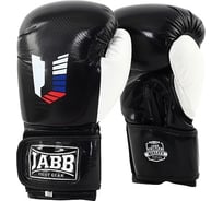 Боксерские перчатки из искусственной кожи Jabb je-4078/us 48 черные/белые 12ун 4690222165517
