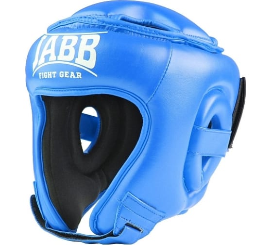 Боксерский шлем Jabb je-2093(p) искусственная кожа, синий, размер M 4690222176360 1