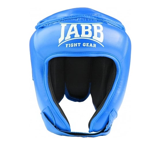Боксерский шлем Jabb je-2093(p) искусственная кожа, синий, размер XL 4690222176384