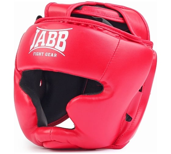 Боксерский шлем Jabb je-6015 jr размер 44-53, красный 4690222173000 1