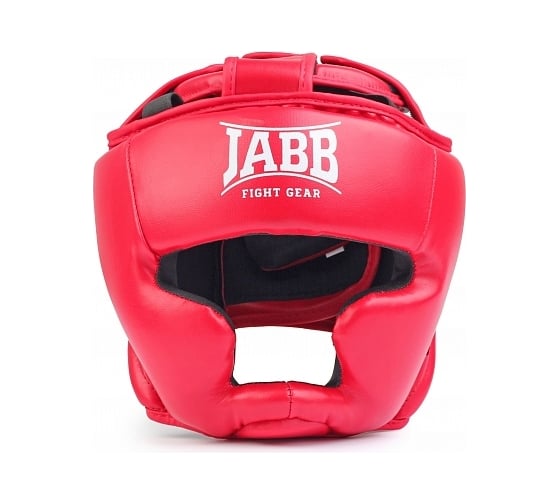 Боксерский шлем Jabb je-6015 jr размер 44-53, красный 4690222173000