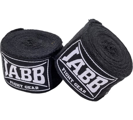 Боксерские бинты Jabb je-3030 черный, 4.5м 4690222159837
