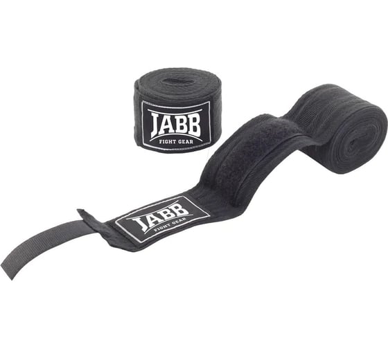 Боксерские бинты Jabb je-3030 черный, 4.5м 4690222159837
