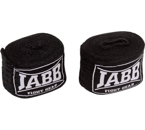 Боксерские бинты Jabb je-3030 черный, 3.5м 4690222121308