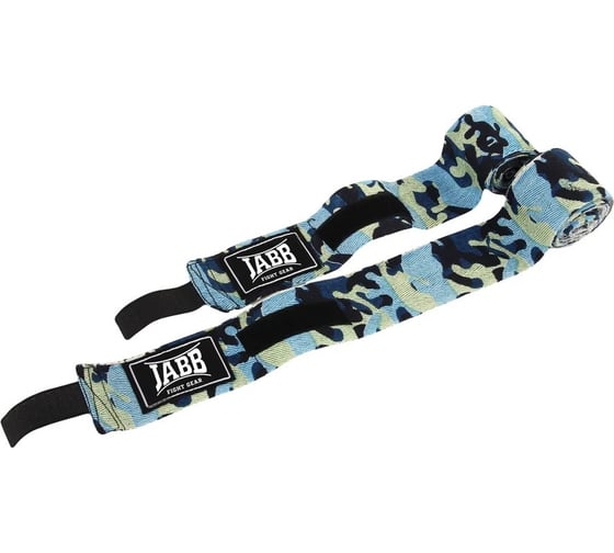 Боксерские бинты Jabb je-3030 bcam, синий/камуфляж, 3.5м 4690222156072