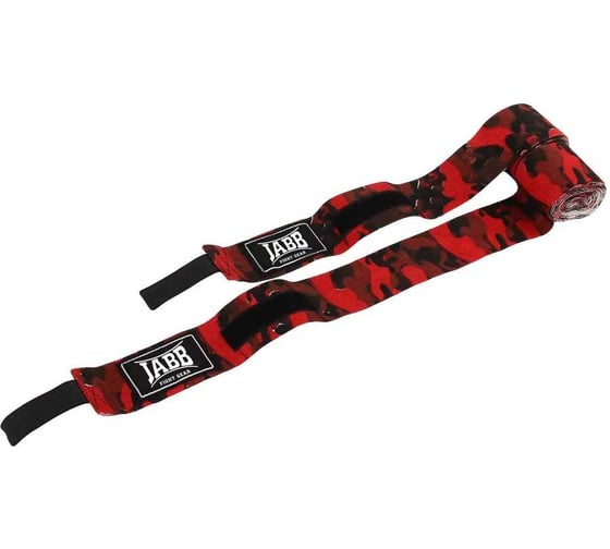 Боксерские бинты Jabb je-3030 rcam, красный/камуфляж, 3.5м 4690222156089