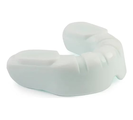 Одночелюстная капа Jabb jh603c jr, белый-зеленый 4690222096736